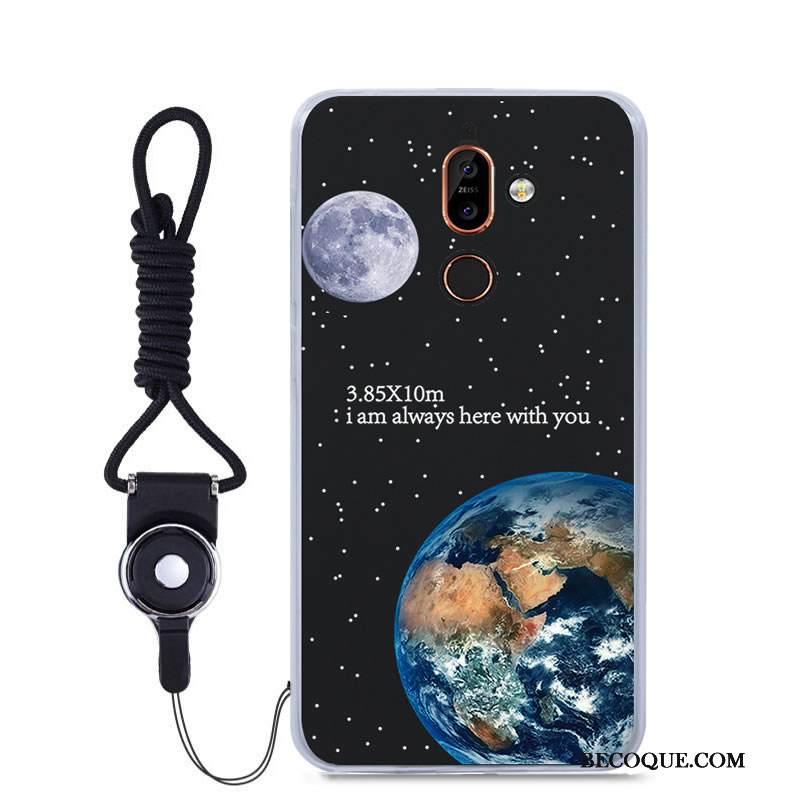 Kuori Nokia 7 Plus Laukut Vihreä Väriset, Kotelo Nokia 7 Plus Pehmeä Neste Puhelimen Kuoret Muokata