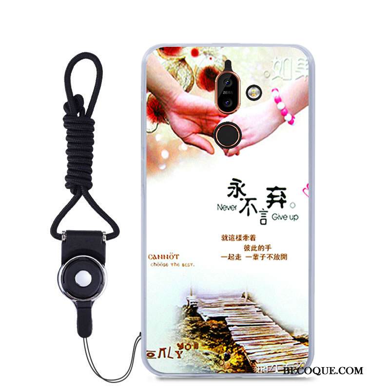 Kuori Nokia 7 Plus Laukut Vihreä Väriset, Kotelo Nokia 7 Plus Pehmeä Neste Puhelimen Kuoret Muokata