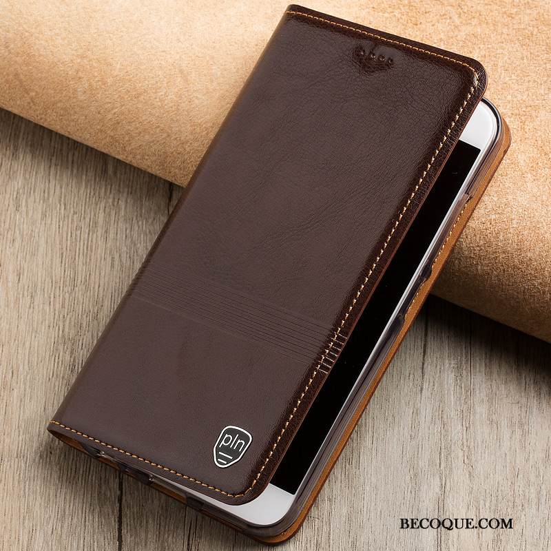 Kuori Nokia 7 Plus Nahka Puhelimen Kuoret Musta, Kotelo Nokia 7 Plus Laukut