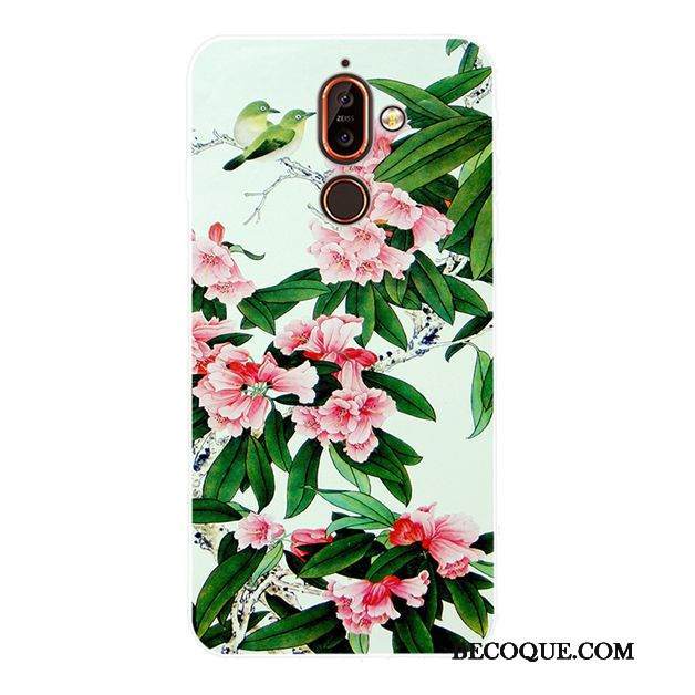 Kuori Nokia 7 Plus Pehmeä Neste Lintu Murtumaton, Kotelo Nokia 7 Plus Tila Muokata Persoonallisuus