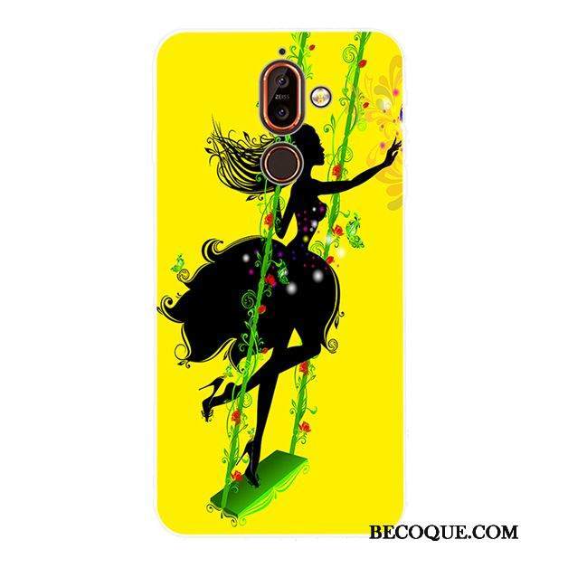 Kuori Nokia 7 Plus Pehmeä Neste Lintu Murtumaton, Kotelo Nokia 7 Plus Tila Muokata Persoonallisuus