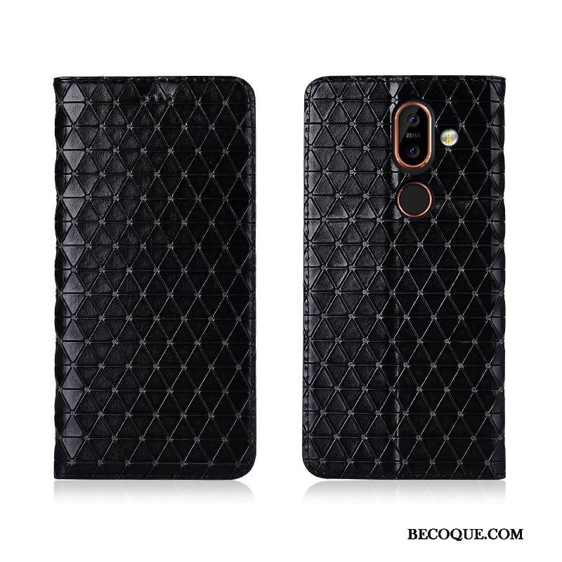 Kuori Nokia 7 Plus Silikoni Pleedi Puhelimen Kuoret, Kotelo Nokia 7 Plus Nahka Uusi Murtumaton