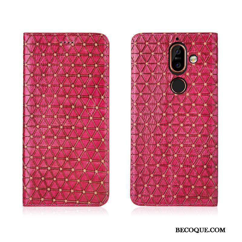 Kuori Nokia 7 Plus Silikoni Pleedi Puhelimen Kuoret, Kotelo Nokia 7 Plus Nahka Uusi Murtumaton