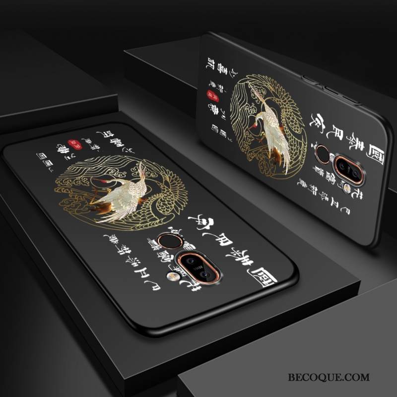 Kuori Nokia 7 Plus Suojaus Musta Murtumaton, Kotelo Nokia 7 Plus Puhelimen Kuoret Kova