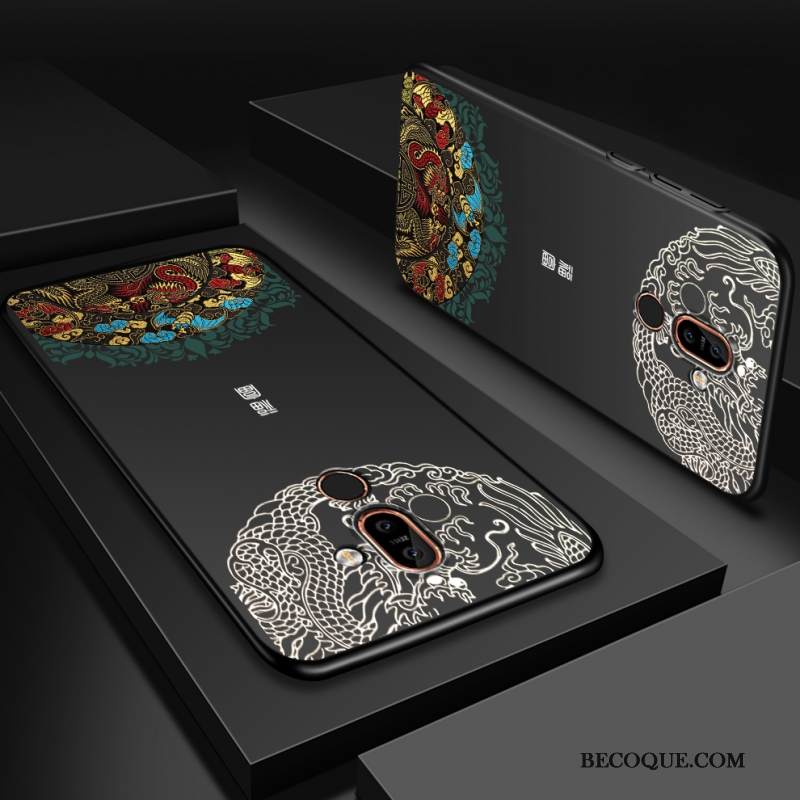 Kuori Nokia 7 Plus Suojaus Musta Murtumaton, Kotelo Nokia 7 Plus Puhelimen Kuoret Kova