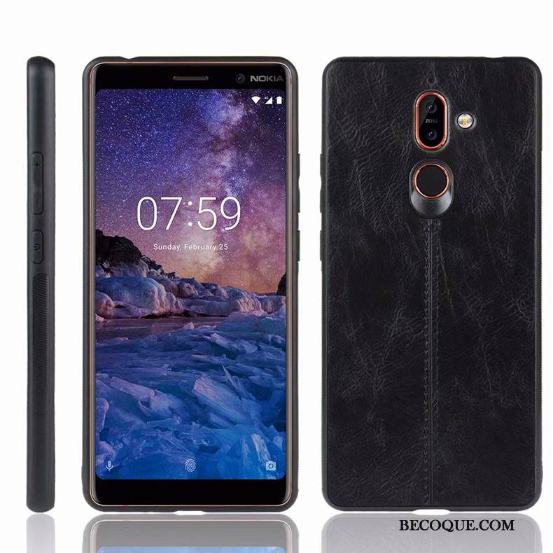 Kuori Nokia 7 Plus Suojaus Sininen Murtumaton, Kotelo Nokia 7 Plus Puhelimen Kuoret