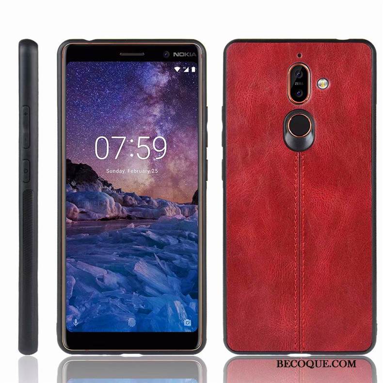 Kuori Nokia 7 Plus Suojaus Sininen Murtumaton, Kotelo Nokia 7 Plus Puhelimen Kuoret