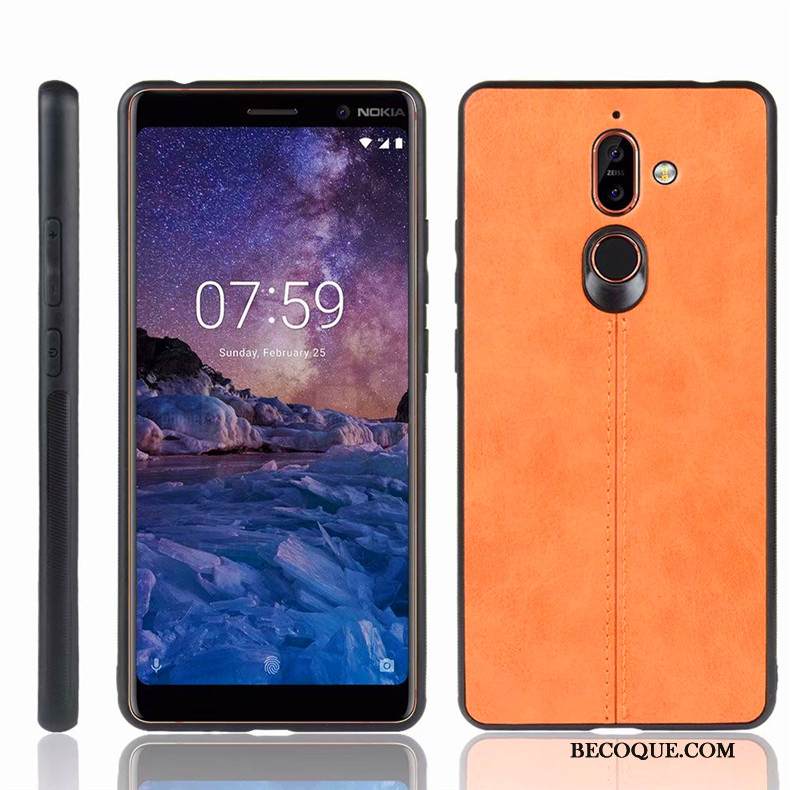 Kuori Nokia 7 Plus Suojaus Sininen Murtumaton, Kotelo Nokia 7 Plus Puhelimen Kuoret