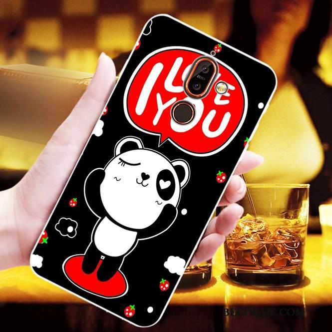 Kuori Nokia 7 Plus Tila Keltainen Persoonallisuus, Kotelo Nokia 7 Plus Pehmeä Neste Punainen Puhelimen Kuoret