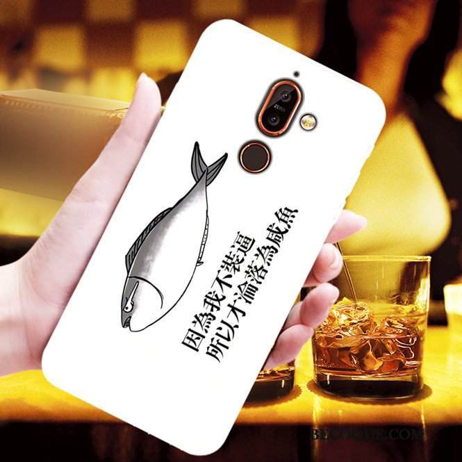 Kuori Nokia 7 Plus Tila Keltainen Persoonallisuus, Kotelo Nokia 7 Plus Pehmeä Neste Punainen Puhelimen Kuoret