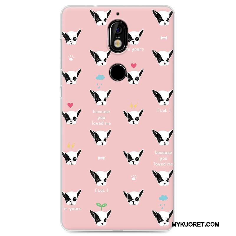 Kuori Nokia 7 Sarjakuva Jauhe Puhelimen Kuoret, Kotelo Nokia 7 Silikoni Murtumaton Trendi