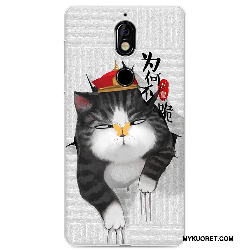 Kuori Nokia 7 Sarjakuva Jauhe Puhelimen Kuoret, Kotelo Nokia 7 Silikoni Murtumaton Trendi