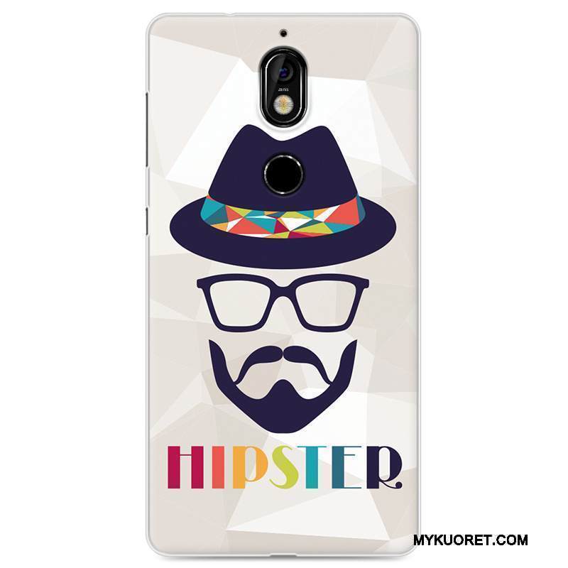 Kuori Nokia 7 Sarjakuva Jauhe Puhelimen Kuoret, Kotelo Nokia 7 Silikoni Murtumaton Trendi