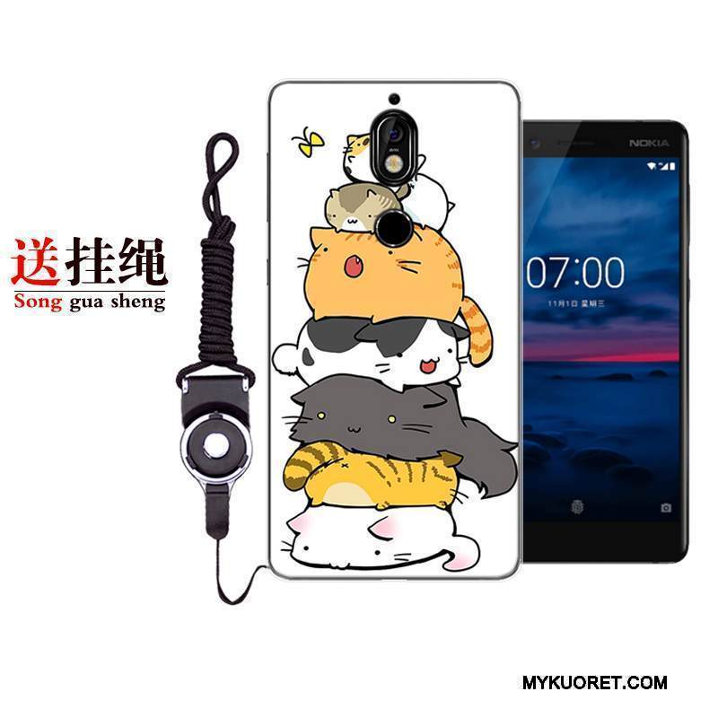 Kuori Nokia 7 Sarjakuva Jauhe Puhelimen Kuoret, Kotelo Nokia 7 Suojaus Murtumaton Persoonallisuus