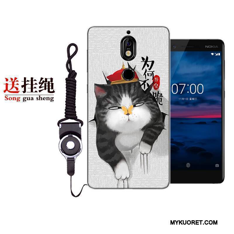 Kuori Nokia 7 Sarjakuva Jauhe Puhelimen Kuoret, Kotelo Nokia 7 Suojaus Murtumaton Persoonallisuus