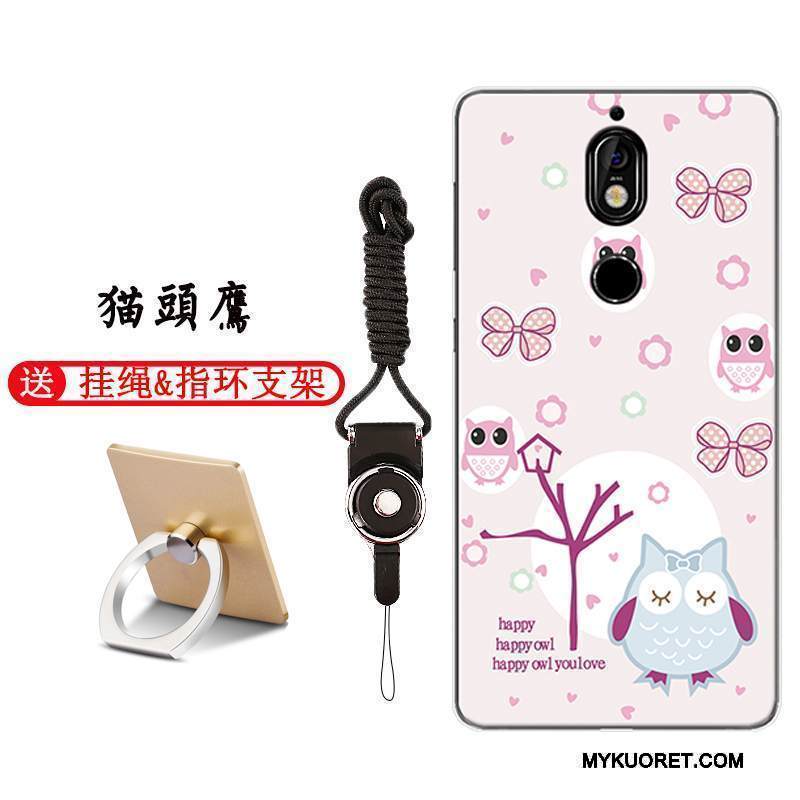 Kuori Nokia 7 Sarjakuva Vaaleansininen Murtumaton, Kotelo Nokia 7 Suojaus Ihana