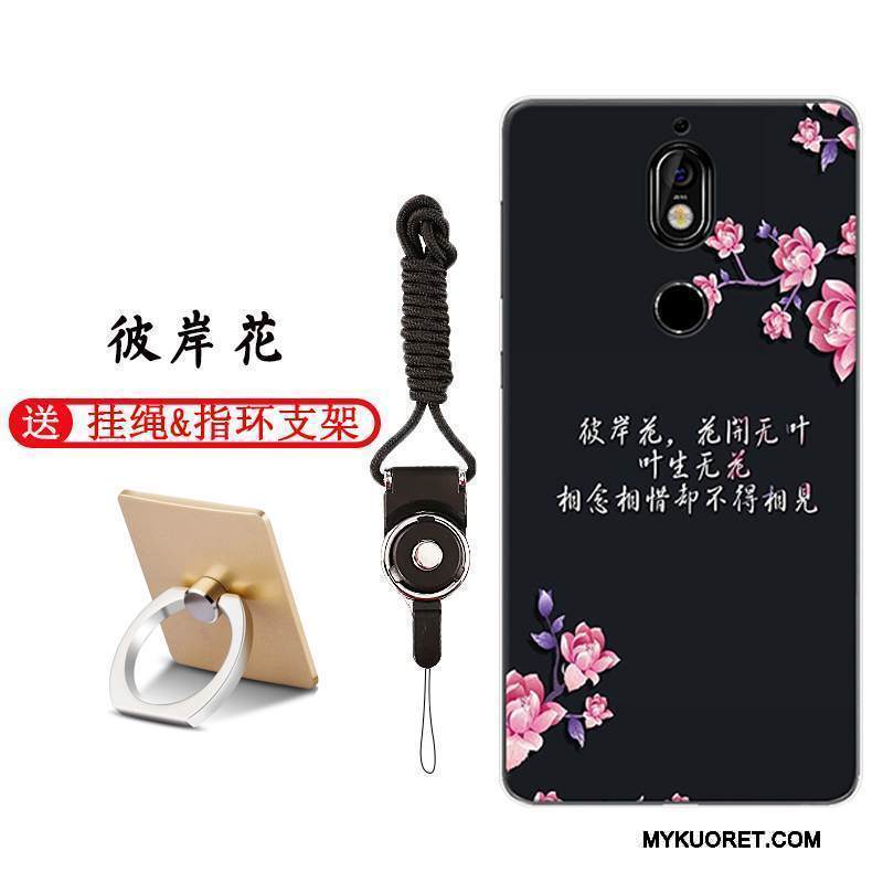 Kuori Nokia 7 Sarjakuva Vaaleansininen Murtumaton, Kotelo Nokia 7 Suojaus Ihana