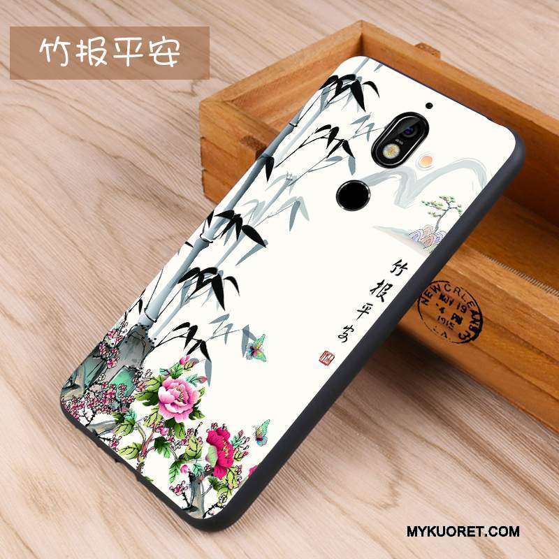 Kuori Nokia 7 Silikoni Murtumaton Puhelimen Kuoret, Kotelo Nokia 7 Suojaus Sininen