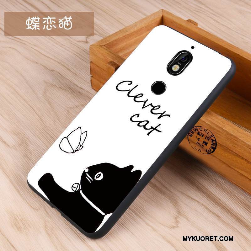 Kuori Nokia 7 Silikoni Murtumaton Puhelimen Kuoret, Kotelo Nokia 7 Suojaus Sininen