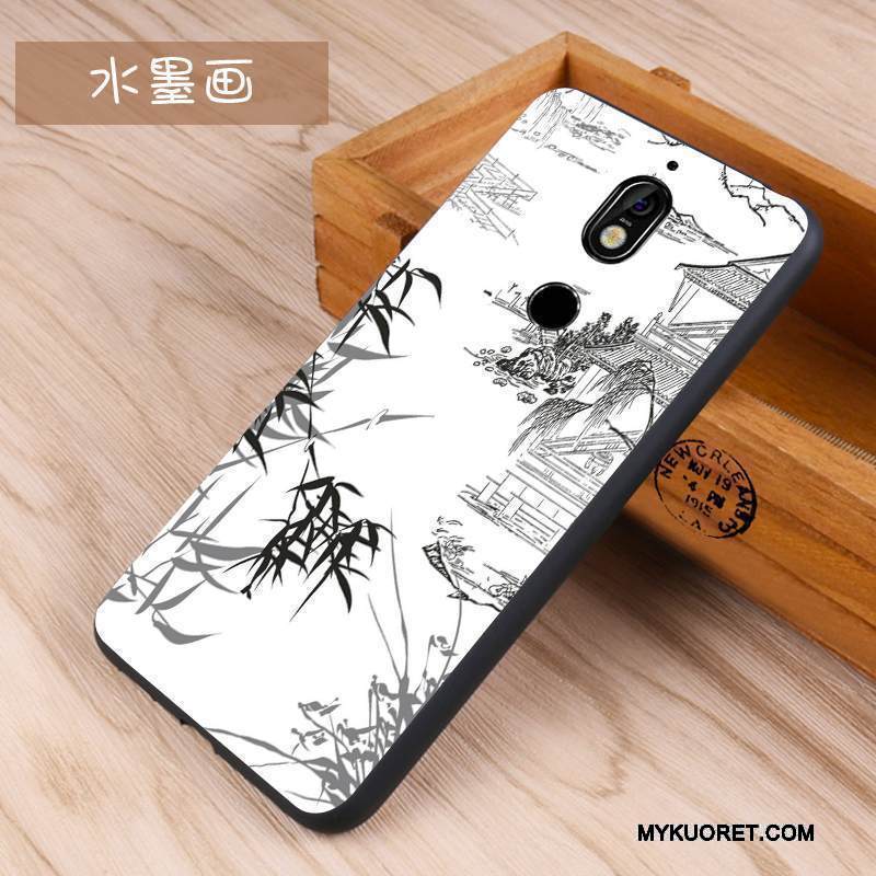 Kuori Nokia 7 Silikoni Murtumaton Puhelimen Kuoret, Kotelo Nokia 7 Suojaus Sininen