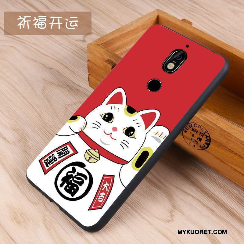 Kuori Nokia 7 Silikoni Murtumaton Puhelimen Kuoret, Kotelo Nokia 7 Suojaus Sininen