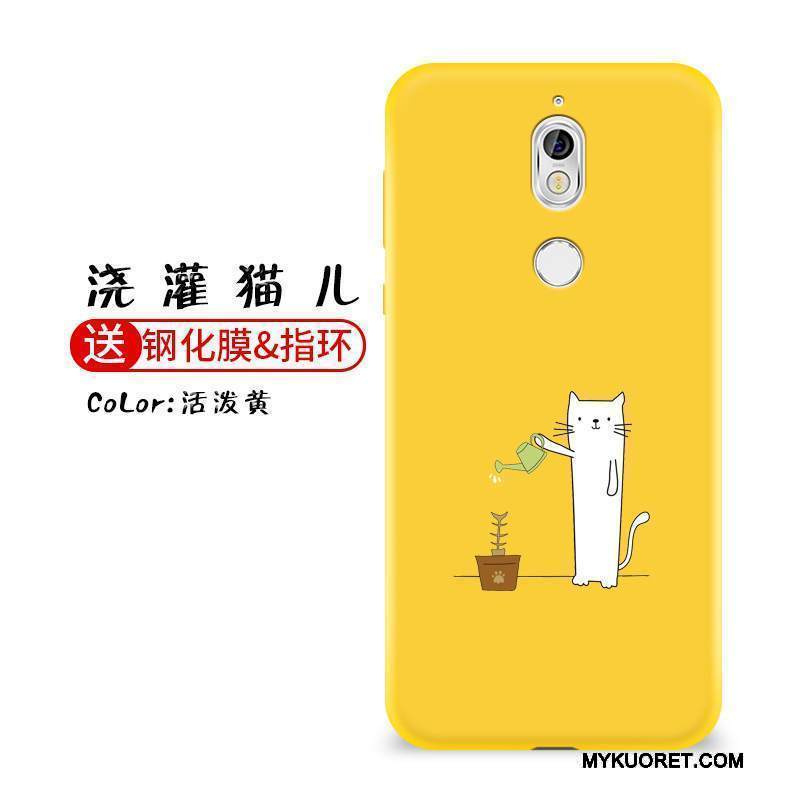 Kuori Nokia 7 Suojaus Puhelimen Kuoret Pesty Suede, Kotelo Nokia 7 Luova Jauhe Trendi