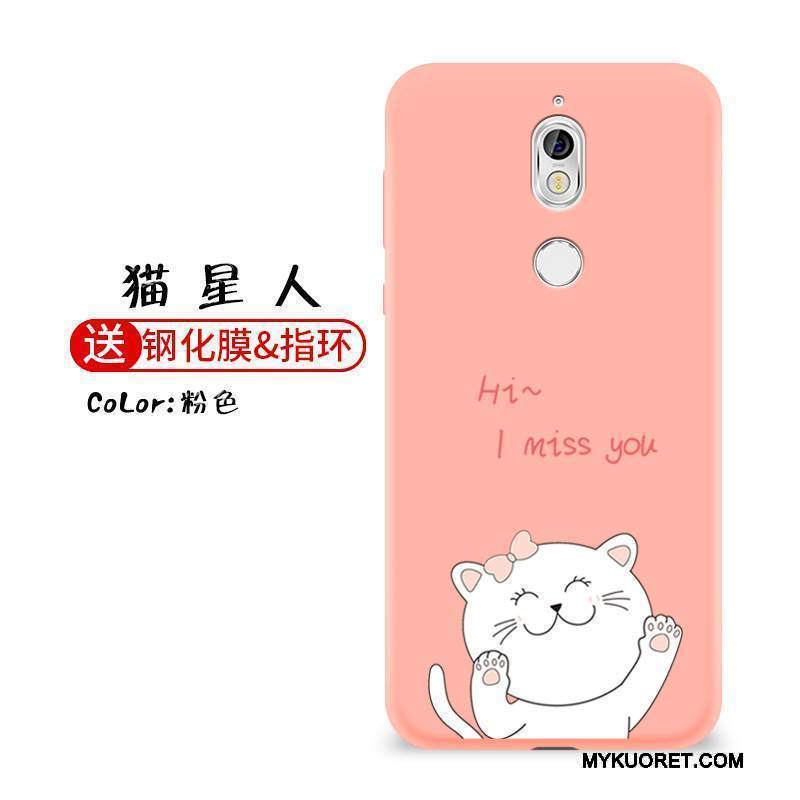 Kuori Nokia 7 Suojaus Puhelimen Kuoret Pesty Suede, Kotelo Nokia 7 Luova Jauhe Trendi