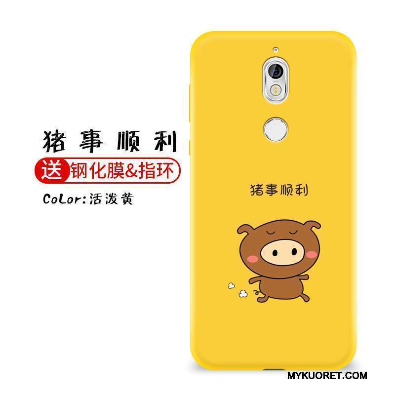 Kuori Nokia 7 Suojaus Puhelimen Kuoret Pesty Suede, Kotelo Nokia 7 Luova Jauhe Trendi