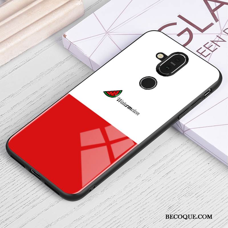 Kuori Nokia 8.1 Luova Sininen Puhelimen Kuoret, Kotelo Nokia 8.1 Suojaus Lasi Kustannukset