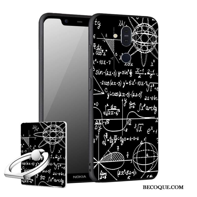 Kuori Nokia 8.1 Pehmeä Neste Punainen Puhelimen Kuoret, Kotelo Nokia 8.1 Tuki Uusi Pesty Suede