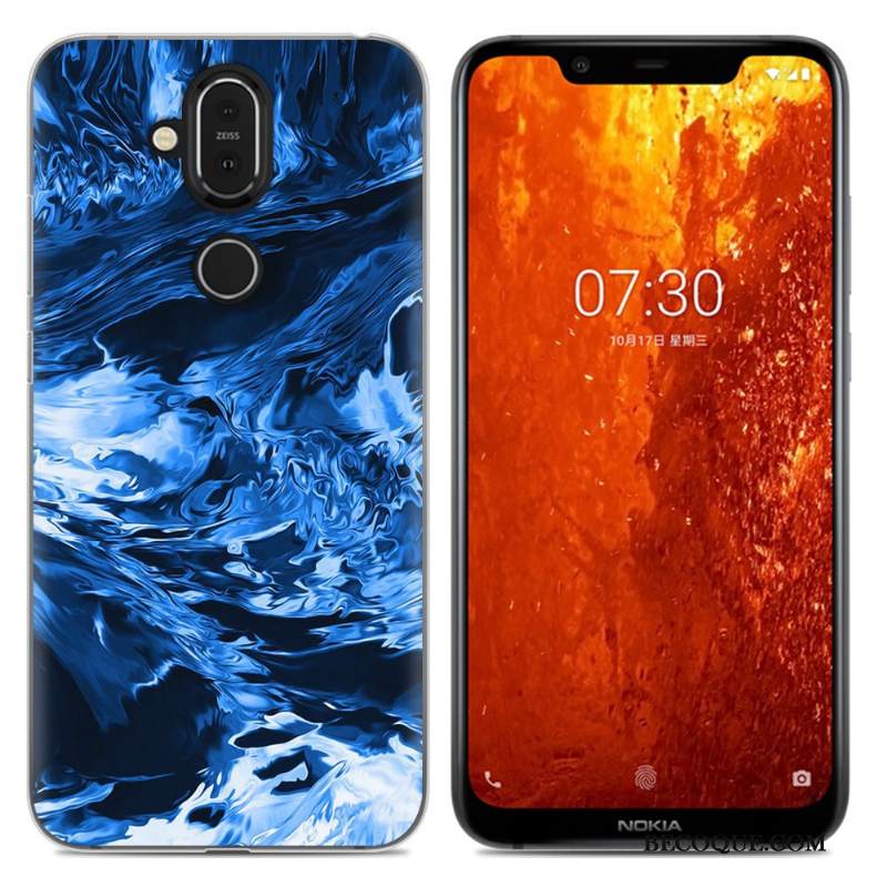 Kuori Nokia 8.1 Sarjakuva Jauhe Puhelimen Kuoret, Kotelo Nokia 8.1 Laukut Yksinkertainen Murtumaton