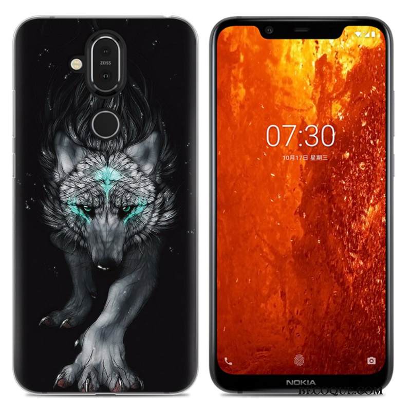 Kuori Nokia 8.1 Sarjakuva Jauhe Puhelimen Kuoret, Kotelo Nokia 8.1 Laukut Yksinkertainen Murtumaton