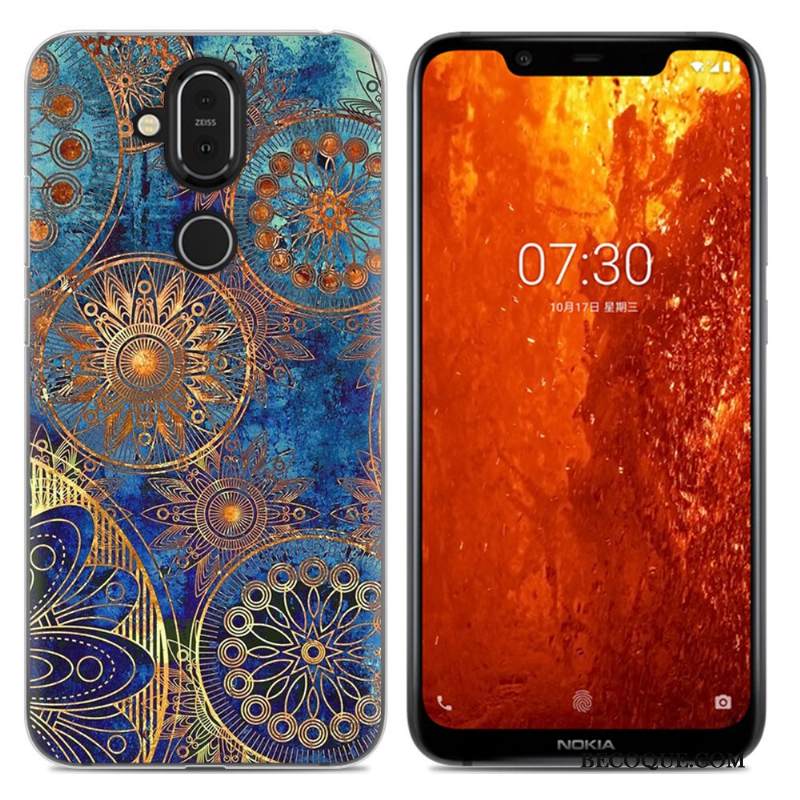 Kuori Nokia 8.1 Sarjakuva Jauhe Puhelimen Kuoret, Kotelo Nokia 8.1 Laukut Yksinkertainen Murtumaton