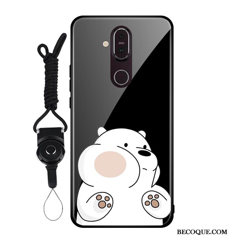 Kuori Nokia 8.1 Suojaus Lasi Jauhe, Kotelo Nokia 8.1 Muokata Puhelimen Kuoret