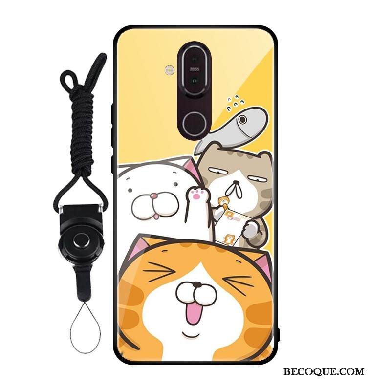 Kuori Nokia 8.1 Suojaus Lasi Jauhe, Kotelo Nokia 8.1 Muokata Puhelimen Kuoret