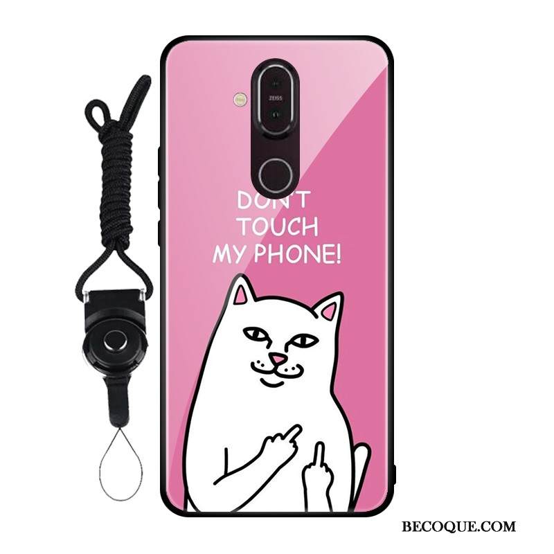 Kuori Nokia 8.1 Suojaus Lasi Jauhe, Kotelo Nokia 8.1 Muokata Puhelimen Kuoret