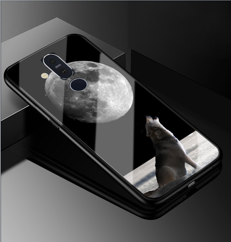 Kuori Nokia 8.1 Suojaus Puhelimen Kuoret Sininen, Kotelo Nokia 8.1