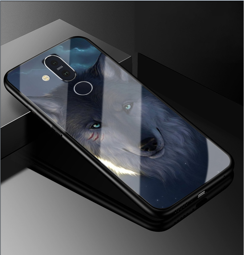 Kuori Nokia 8.1 Suojaus Puhelimen Kuoret Sininen, Kotelo Nokia 8.1