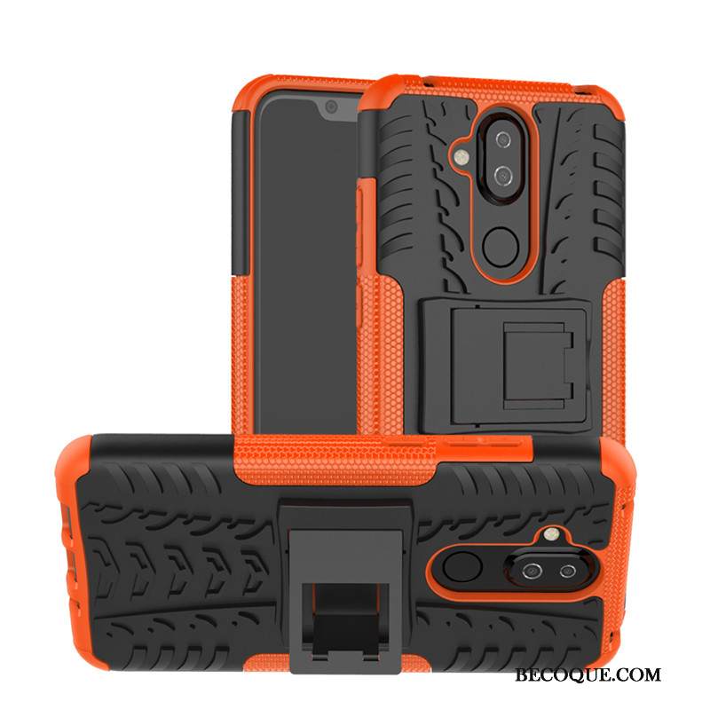 Kuori Nokia 8.1 Tuki Murtumaton Vihreä, Kotelo Nokia 8.1 Silikoni Puhelimen Kuoret