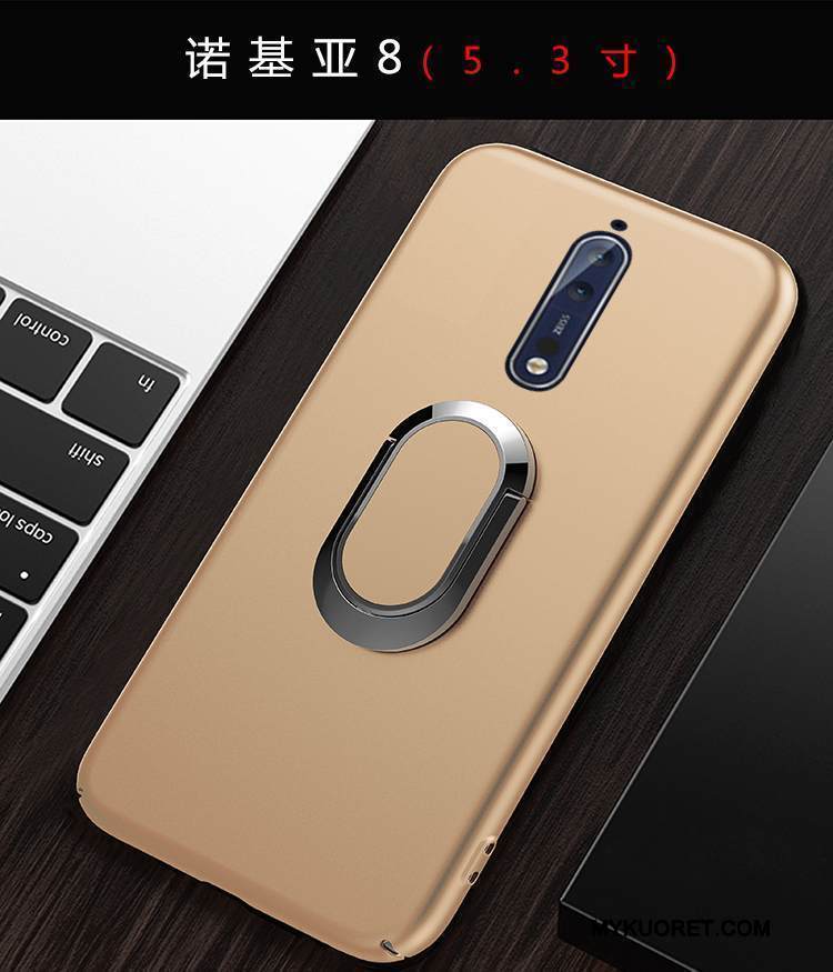 Kuori Nokia 8 Laukut Murtumaton Puhelimen Kuoret, Kotelo Nokia 8 Kova Punainen