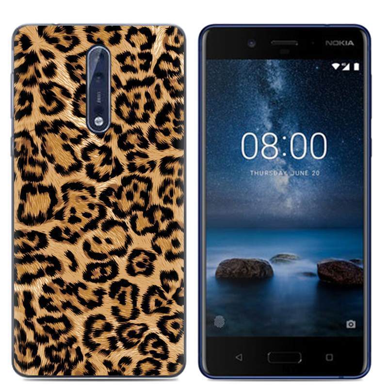 Kuori Nokia 8 Luova Valkoinen Persoonallisuus, Kotelo Nokia 8 Sarjakuva Puhelimen Kuoret