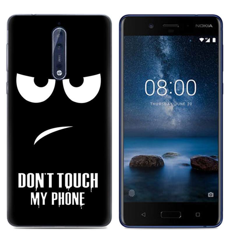 Kuori Nokia 8 Luova Valkoinen Persoonallisuus, Kotelo Nokia 8 Sarjakuva Puhelimen Kuoret