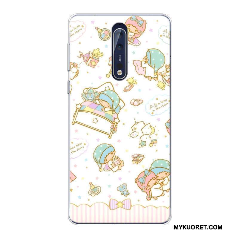 Kuori Nokia 8 Sarjakuva Malli Murtumaton, Kotelo Nokia 8 Pehmeä Neste Puhelimen Kuoret Muokata