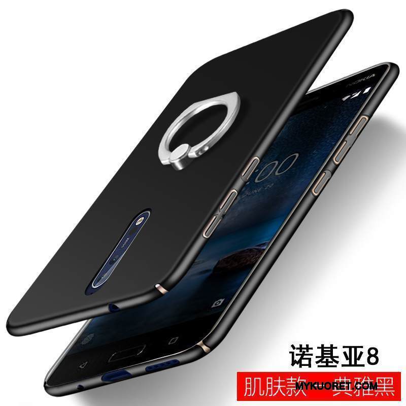 Kuori Nokia 8 Silikoni Yksinkertainen Murtumaton, Kotelo Nokia 8 Laukut Trendi Persoonallisuus