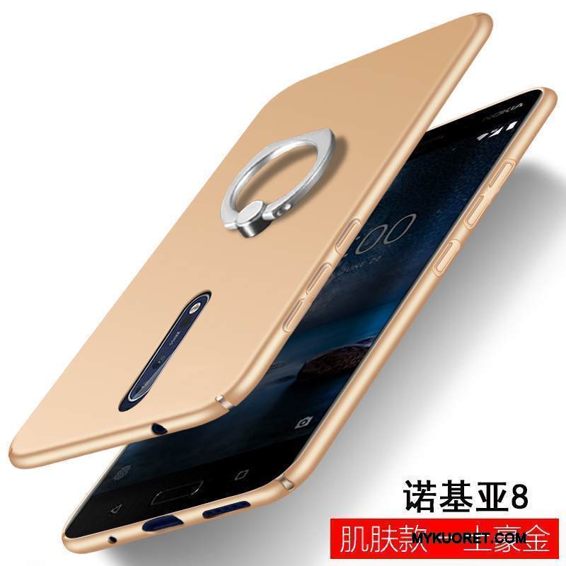 Kuori Nokia 8 Silikoni Yksinkertainen Murtumaton, Kotelo Nokia 8 Laukut Trendi Persoonallisuus