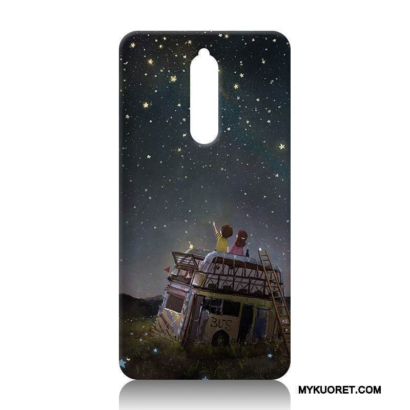 Kuori Nokia 8 Suojaus Kova Keltainen, Kotelo Nokia 8 Luova Murtumaton Puhelimen Kuoret