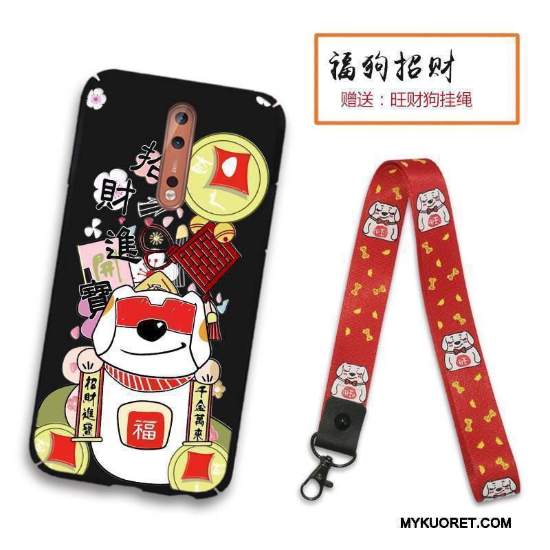 Kuori Nokia 8 Suojaus Kova Puhelimen Kuoret, Kotelo Nokia 8 Laukut Murtumaton Punainen