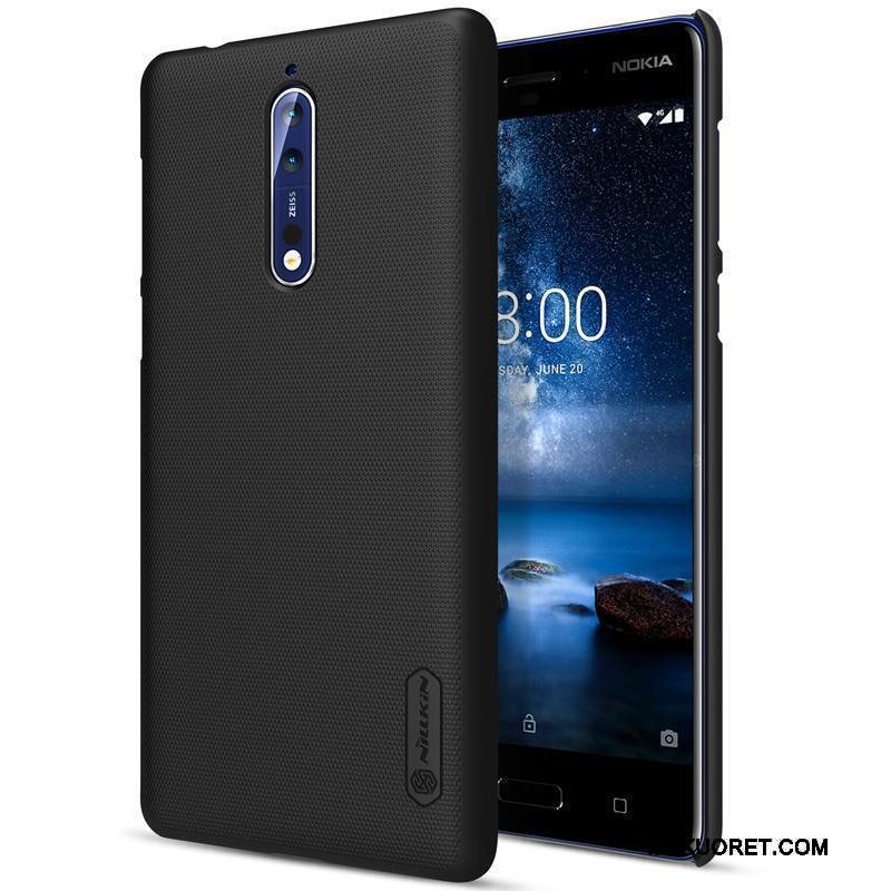 Kuori Nokia 8 Suojaus Puhelimen Kuoret Kova, Kotelo Nokia 8 Murtumaton Pesty Suede