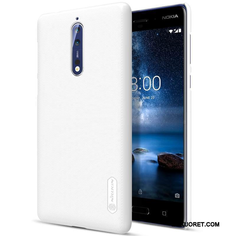Kuori Nokia 8 Suojaus Puhelimen Kuoret Kova, Kotelo Nokia 8 Murtumaton Pesty Suede