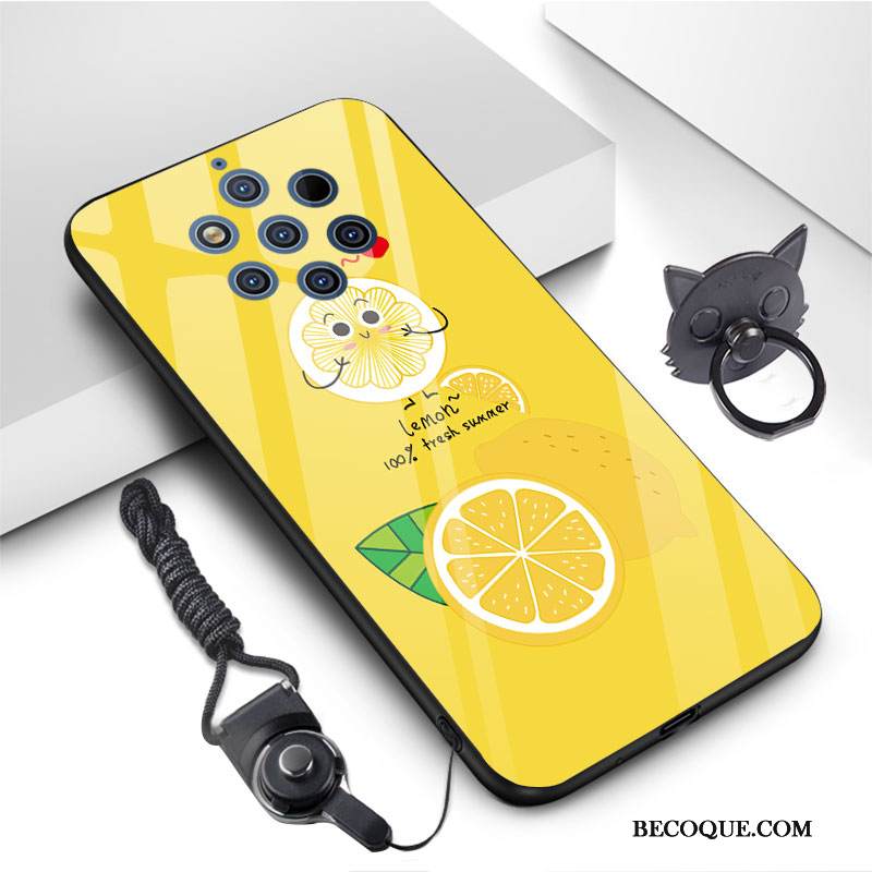 Kuori Nokia 9 Pureview Luova Lasi Murtumaton, Kotelo Nokia 9 Pureview Pehmeä Neste Puhelimen Kuoret Kustannukset